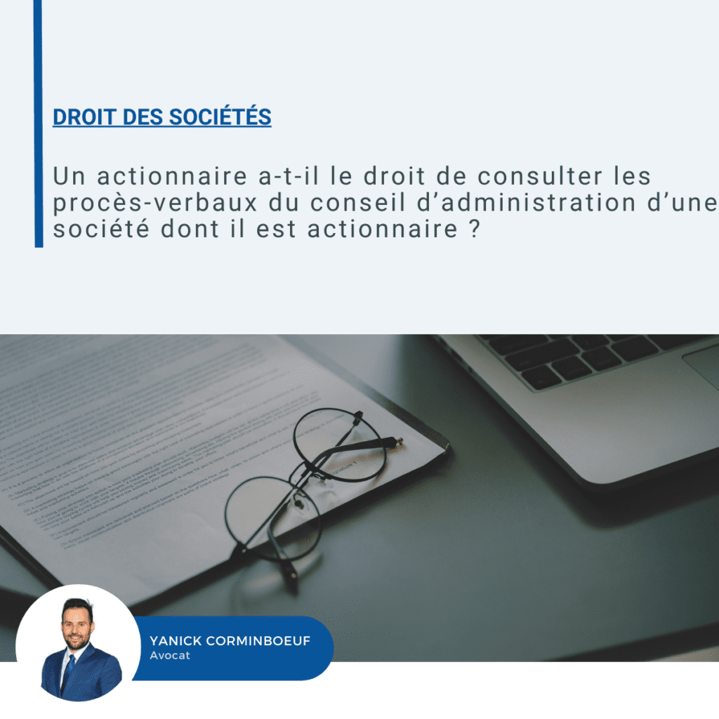 Visuel sur le droit de consulter les procès-verbaux du conseil