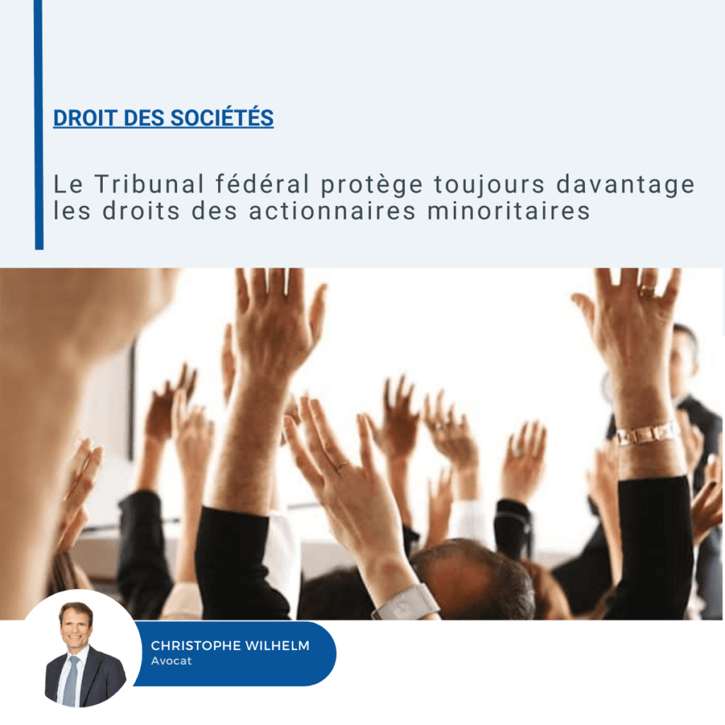 Visuel sur la protection des droits des actionnaires minoritaires