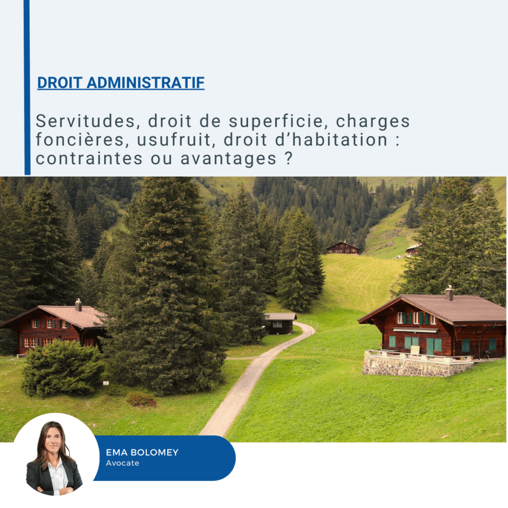 Visuel d?article sur les servitudes et le droit de superficie