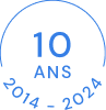 Badge 10 ans 2014-2024