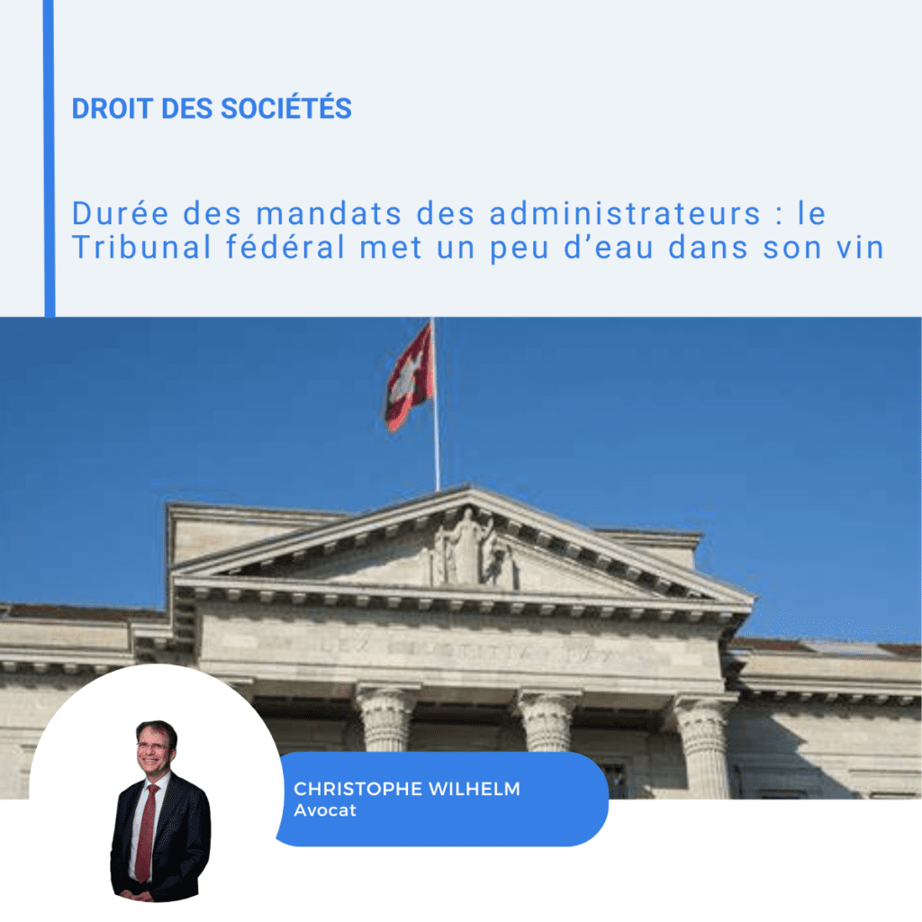 Visuel LinkedIn sur la durée des mandats des administrateurs