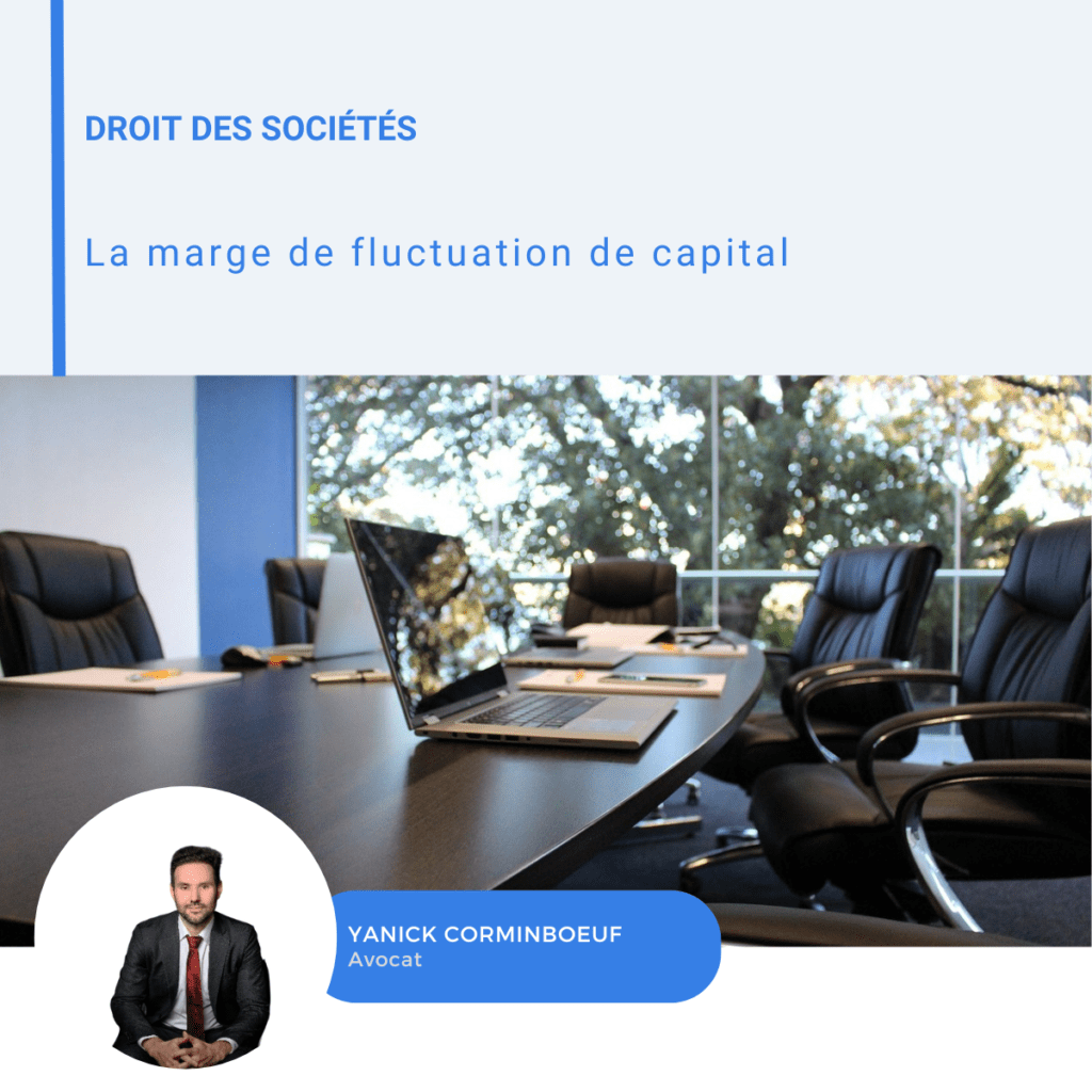 Visuel LinkedIn sur la marge de fluctuation de capital