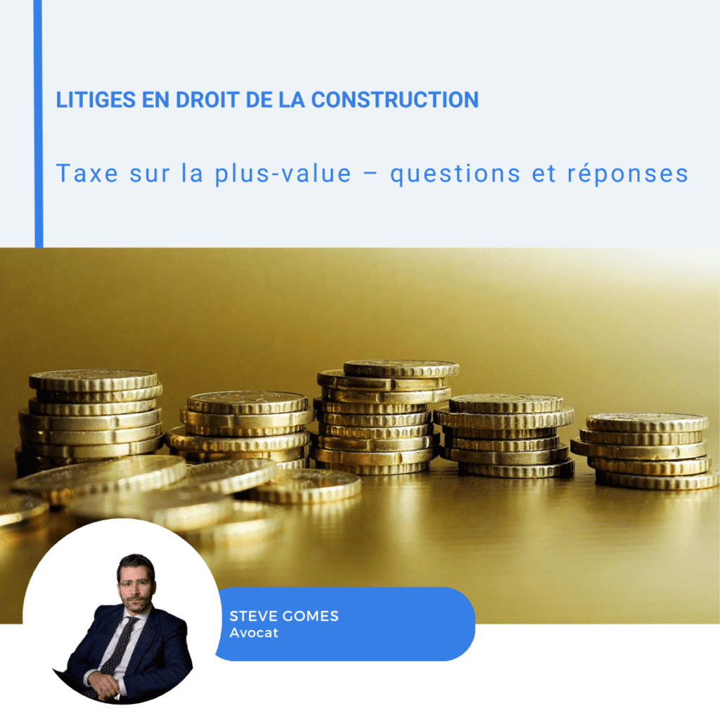 Visuel LinkedIn sur la taxe sur la plus-value