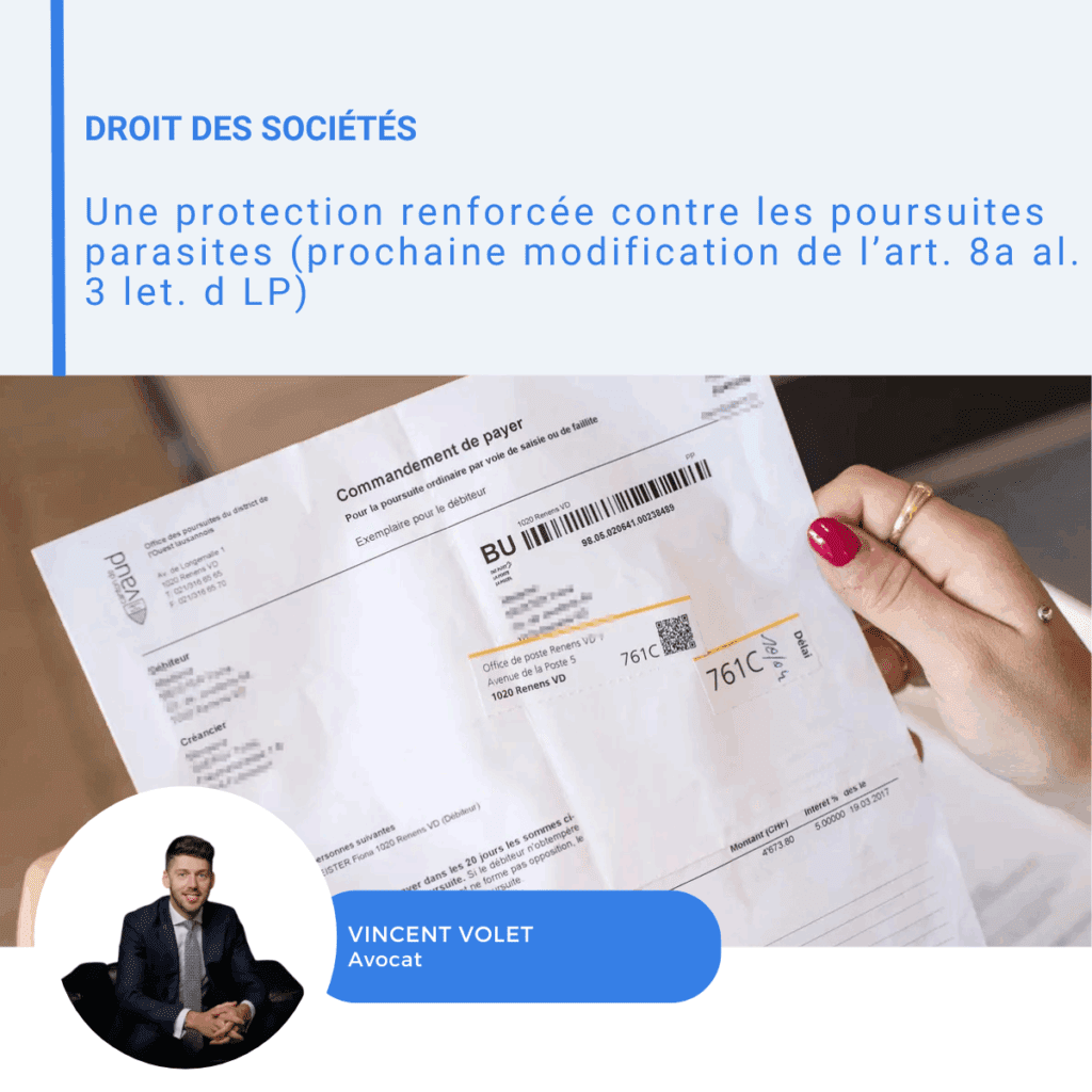 Visuel LinkedIn sur la protection contre les poursuites parasites