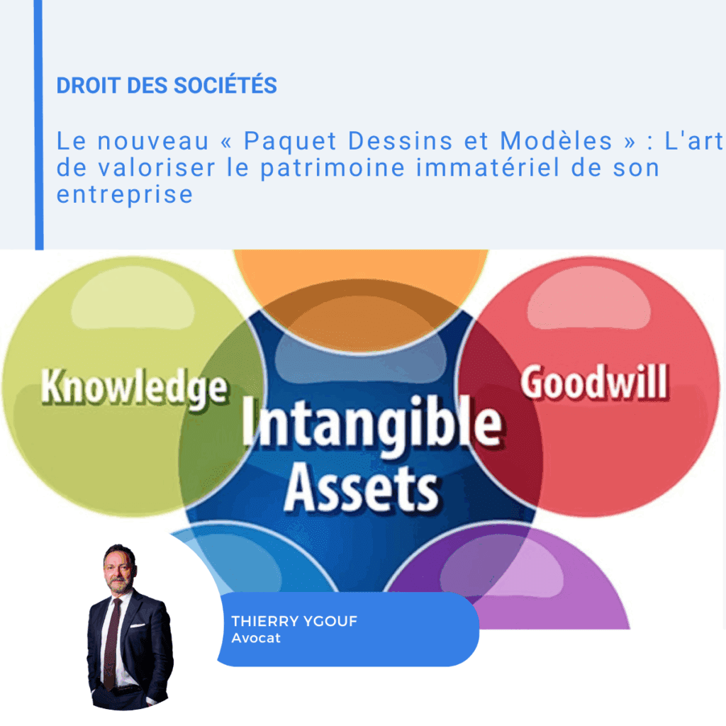 Visuel LinkedIn sur le Paquet Dessins et Modèles et les actifs immatériels
