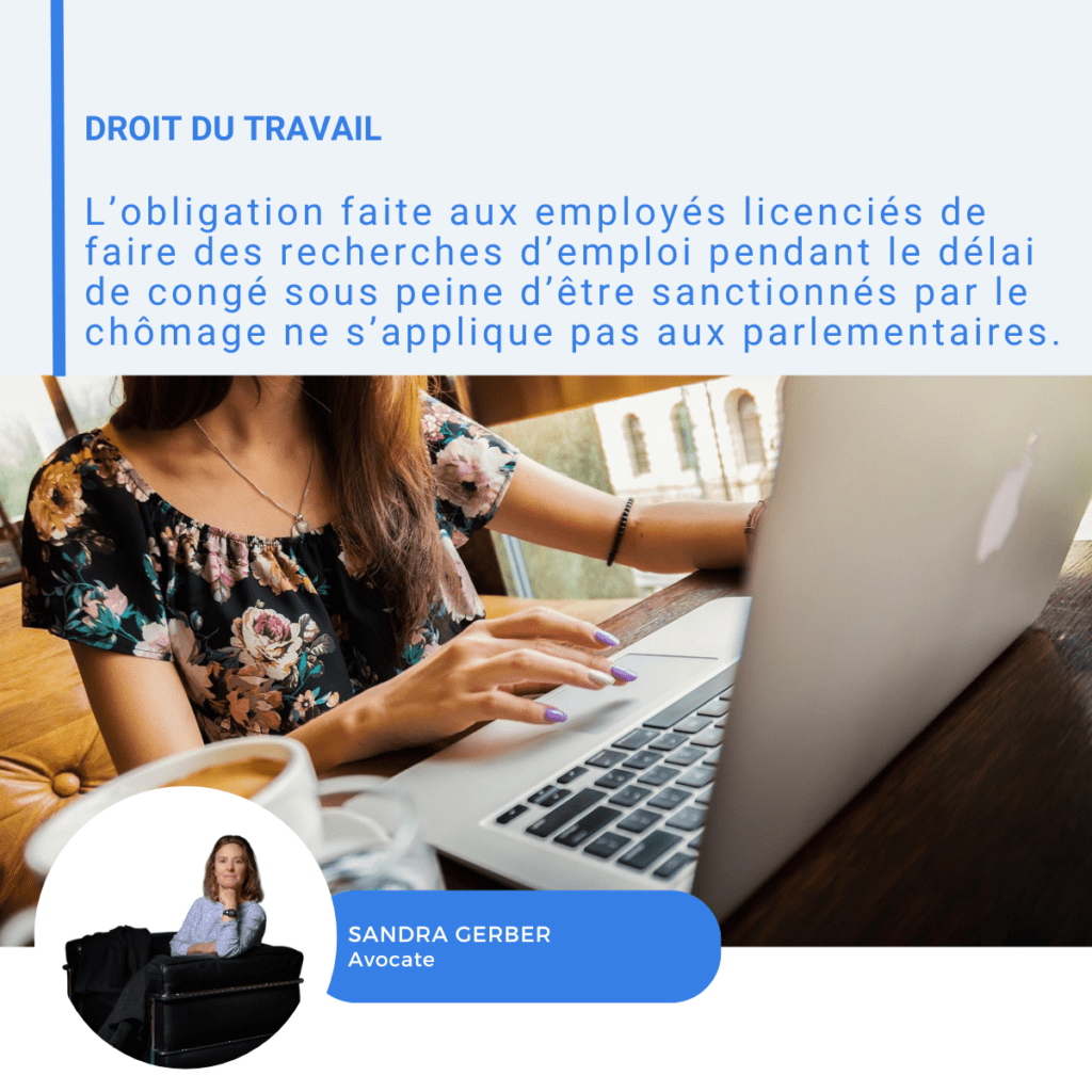 Visuel LinkedIn sur la recherche d'emploi pendant le délai de congé